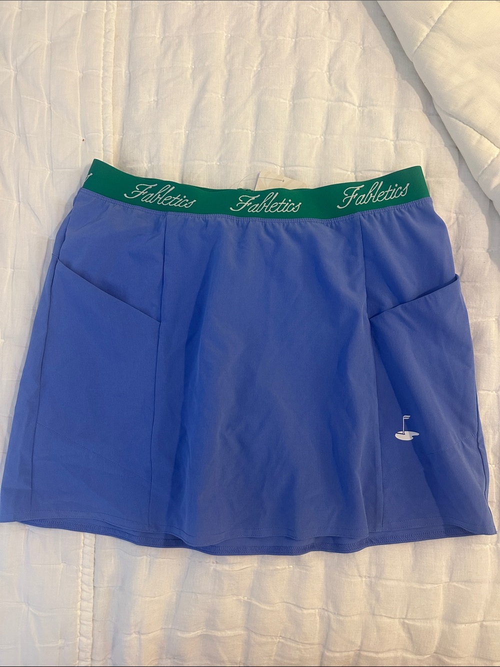 Golf Skort with Green Branded Waistband- Fabletics